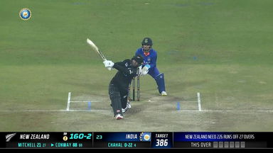IND vs  NZ 2023, 3RD ODI: Devon Conway  Six