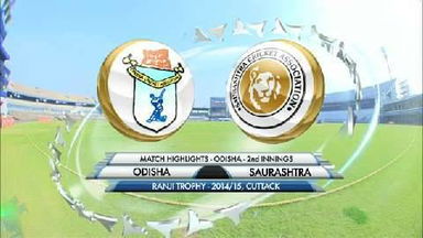 Ranji Trophy 2014-15: Odisha v Saurashtra, Odisha 2nd Innings highlights