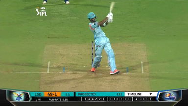 M37: LSG vs MI – K L Rahul Six