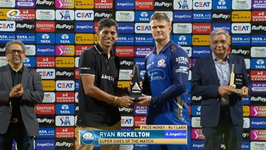 IPL 2026 M41: MI vs SRH - Angel One Super Sixes of the Match - Ryan Rickelton