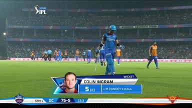 M16: DC vs SRH – Colin Ingram Wicket