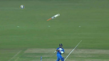 Rishabh Pant's flying bat