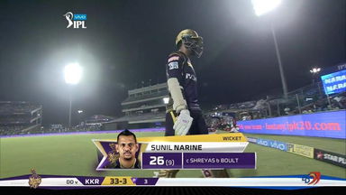 M26: DD vs KKR – Sunil Narine Wicket
