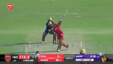M02: PBKS vs KKR  – Jitesh Sharma  Six