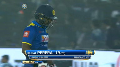 IND vs SL 2017, 1st T20I: Kusal Perera Wicket