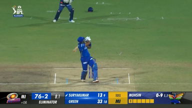 Eliminator: LSG vs MI – Suryakumar Yadav Six