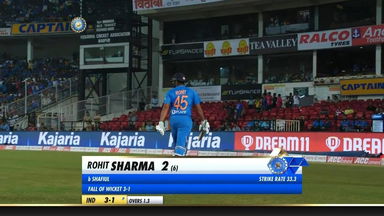 IND vs BAN 2019, 3rd T20I: Rohit Sharma Wicket