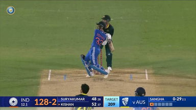 IND vs AUS 2023-24, 1ST T20I: Ishan Kishan Six