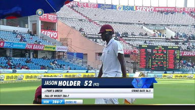 IND vs WI 2018, 2nd Test Day 1: Jason Holder Wicket