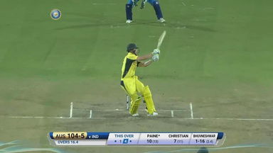 IND vs AUS 2017, 1st T20I: Tim Paine Six