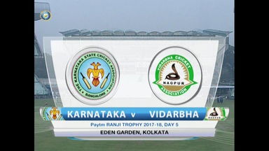 Ranji Trophy 2017-18, SF : Karnataka vs Vidarbha - Day 5 Highlights
