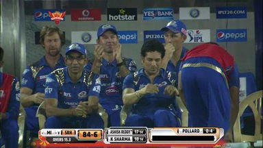 M56: SRH vs MI – Ashish Reddy Wicket