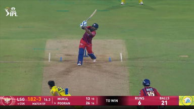 IPL 2026 M59: LSG vs CSK - Nicholas Pooran Six