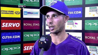 CLT20 2014 M2: KXIP vs HOB  –   Interview – Jonathan Wells