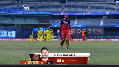 M19: CSK vs RCB – Glenn Maxwell Wicket