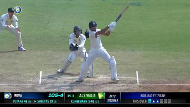 IND vs  AUS 2023, 3RD Test: Shreyas Iyer  Six