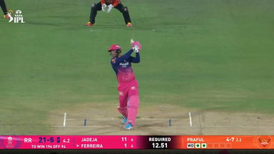 IPL 2026 M21: SRH vs RR - Donovan Ferreira Six