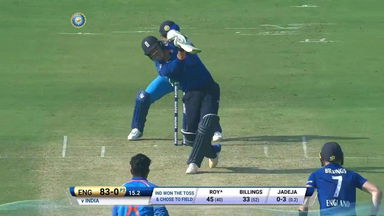 IND vs ENG 2017, 3rd ODI : Jason Roy Six