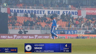 IND vs SA 2025, 2nd T20I: Arshdeep Singh Wicket