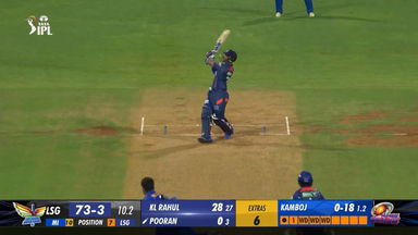 M67: MI vs LSG – Nicholas Pooran Six