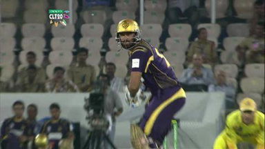 M1: KKR vs CSK –  Yusuf Pathan Wicket