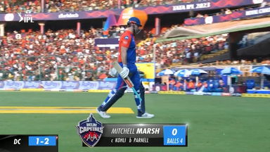 M20: RCB vs DC –  Mitchell Marsh  Wicket