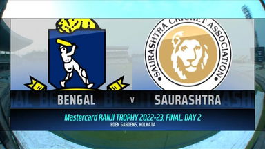 Ranji Trophy  2022/23, Final Bengal vs Saurashtra  Day 2: Match Highlights