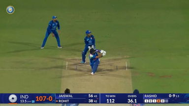 IND vs AFG 2026, 3rd ODI: Rohit Sharma Six
