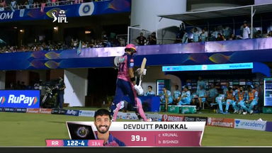 M63: LSG vs RR – Devdutt Padikkal Wicket