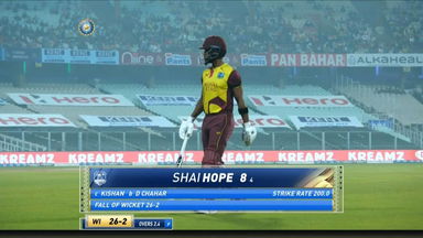 IND vs WI 2022, 3RD T20I: Shai Hope Wicket