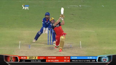 M22: DC vs RCB – AB de Villiers Six