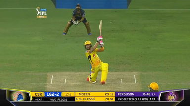 Final: CSK vs KKR – Faf du Plessis Six