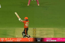 IPL 2026 Eliminator: SRH vs RR - Travis Head Six