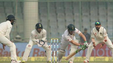 4th Test, IND vs SA–  SA 2nd Innings: AB de Villiers's vigilant 43
