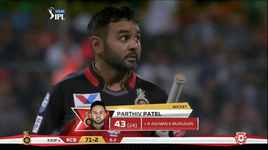 M42: RCB vs KXIP – Parthiv Patel Wicket