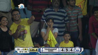 M43: CSK vs MI – Hardik Pandya Six