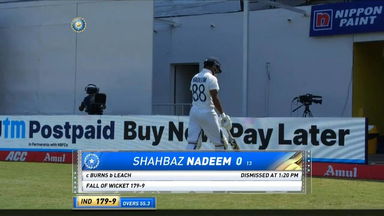 IND vs ENG 2021, 1st Test, Day 5: Shahbaz Nadeem Wicket