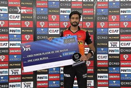 M26: SRH vs RR – CRED Power Player of the Match – Khaleel Ahmed
