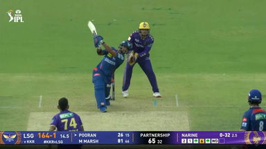 IPL 2025 M19: KKR vs LSG - Nicholas Pooran Six