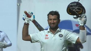 IND vs ENG 2016 - 1st Test, day 3 : Cheteshwar Pujara's 124