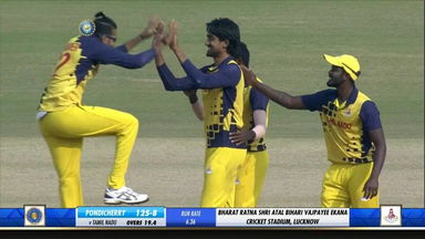 R Sai Kishore stars with a hat-trick