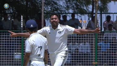 DULEEP TROPHY 2024, India A vs India C: India C 1st Innings Fall of Wickets