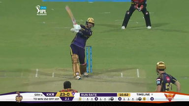 Q2: SRH vs KKR – Sunil Narine Six