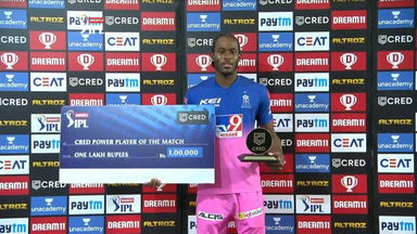 M37: CSK vs RR – CRED Power Player of the Match – Jofra Archer