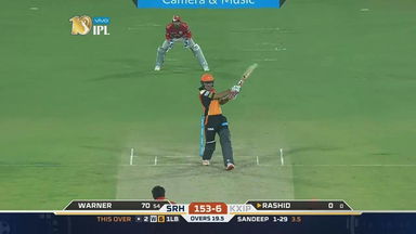 M19: SRH vs KXIP – Rashid Khan Six
