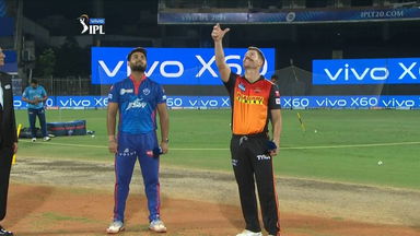 M20: SRH vs DC  – Toss