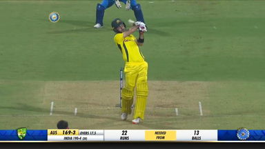 IND vs AUS 2019, 2nd T20I: Glenn Maxwell Six