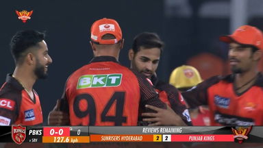 M14: SRH vs PBKS – Fall of Wickets