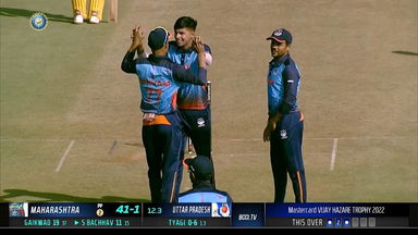 Vijay Hazare Trophy 2022, Maharashtra VS Uttar Pradesh:  Fall of Wickets