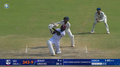 IND vs WI 2025, 2nd Test: Jayden Seales Six